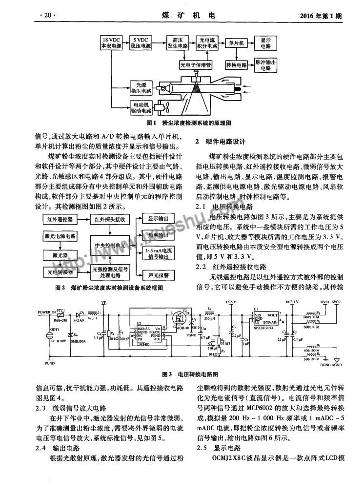 煤矿粉尘浓度实时检测系统的设计与实现-P2